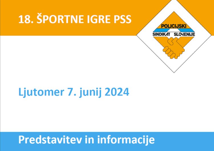 Športne igre PSS 2024 - informacije