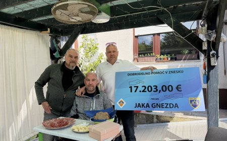 Skupaj smo zbrali 17.203,00 EUR pomoči za družino Gnezda