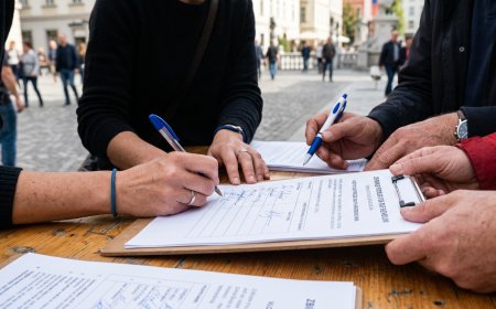 Od danes zbiramo podpise za referendum – proti razkroju Slovenije