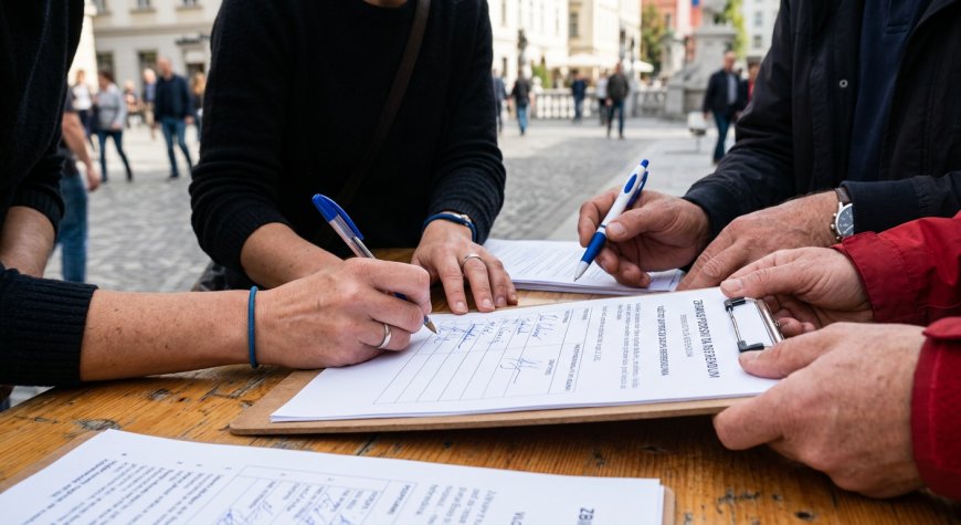Od danes zbiramo podpise za referendum – proti razkroju Slovenije